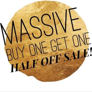 Buy one get one half off 💛